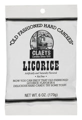 Claeys Old Fashioned root beer hard candy 6 oz pack with a refreshing finish.