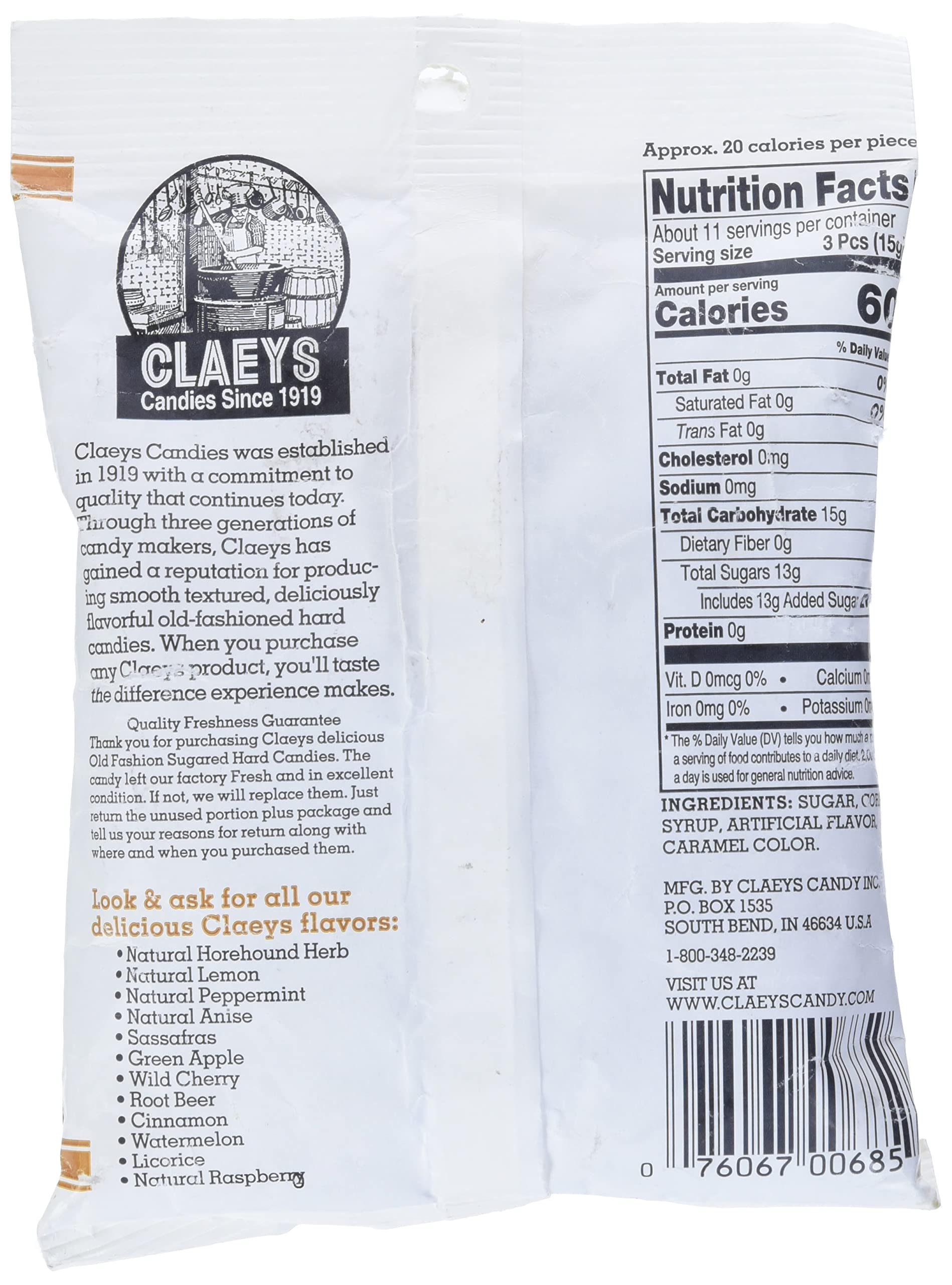 Claeys Root Beer Drops 12-pack packaging, ideal for stocking up flavor.