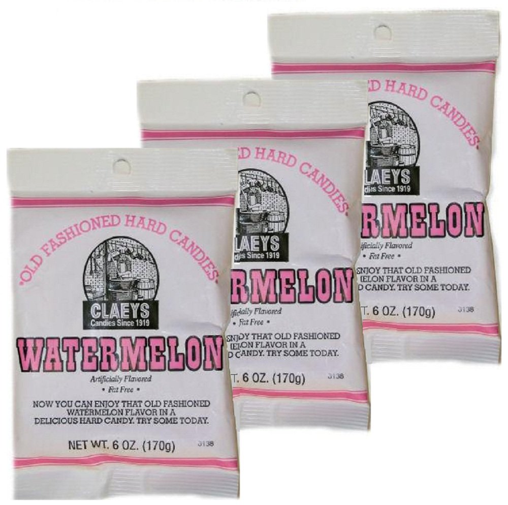 Claeys Watermelon Hard Candy pack 1 with colorful candies ready for sharing at parties.
