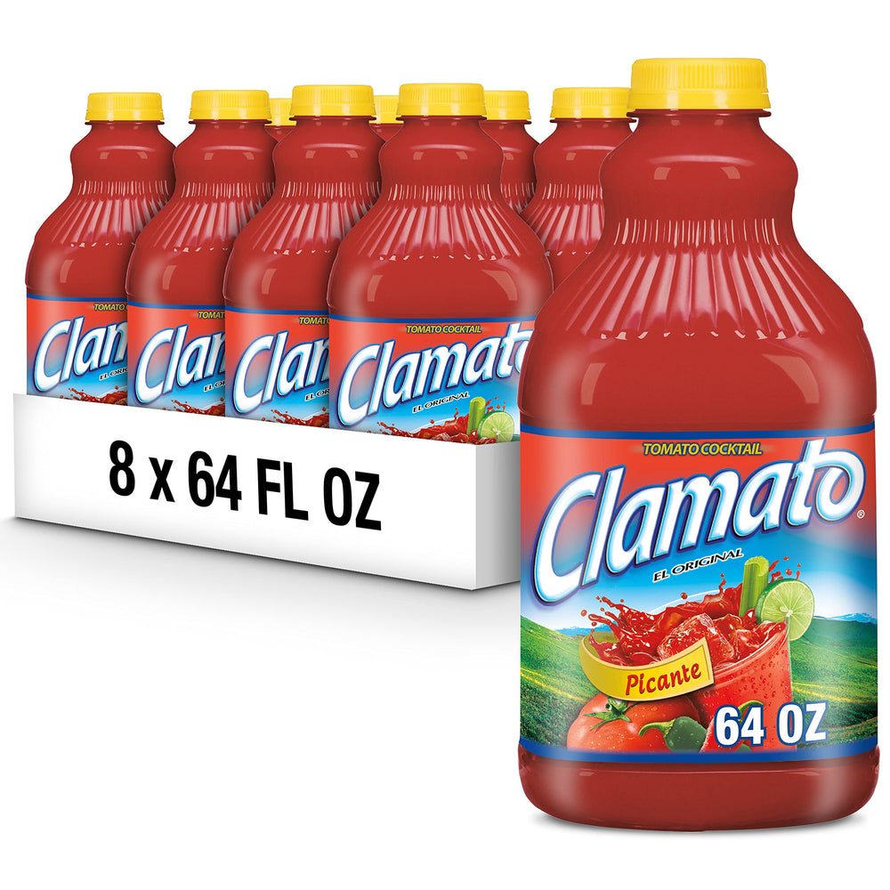 Clamato Picante bottle 64 oz ready for spicy cocktails