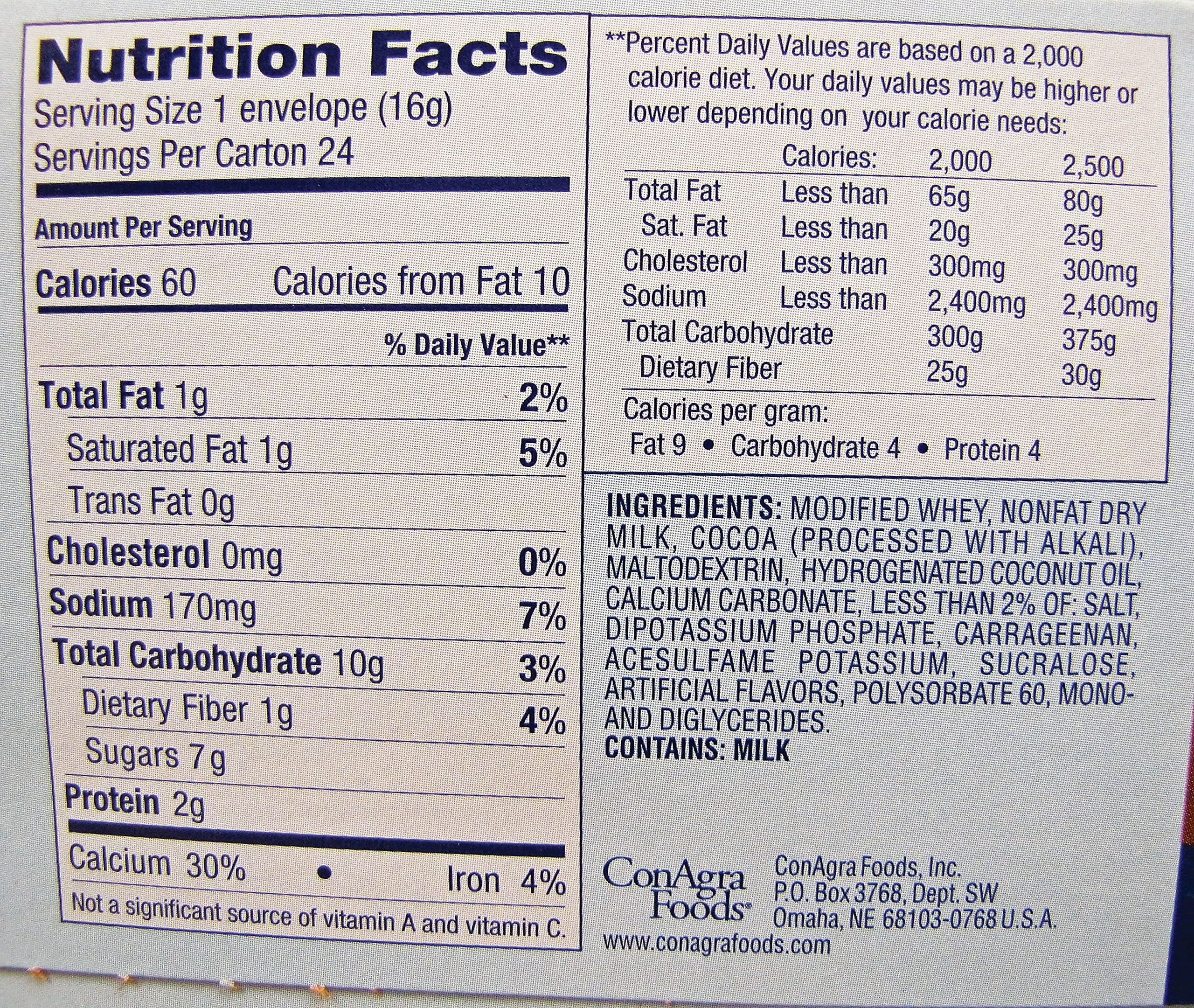 Box of 24 packets displayed for convenient single servings.