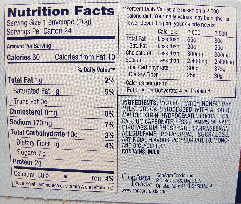 Box of 24 packets displayed for convenient single servings.
