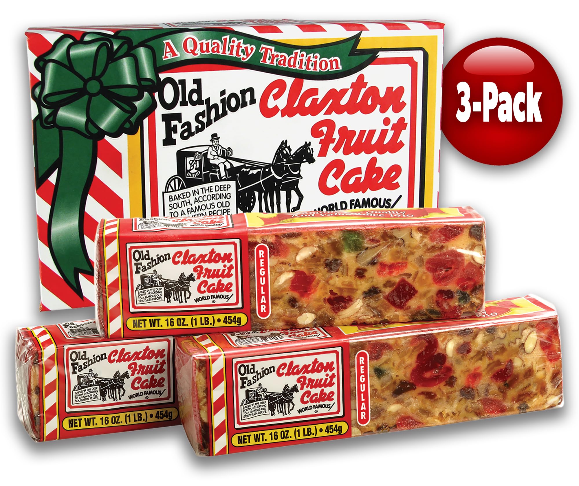 Claxton Fruit Cake gift idea for holiday celebrations and gatherings.