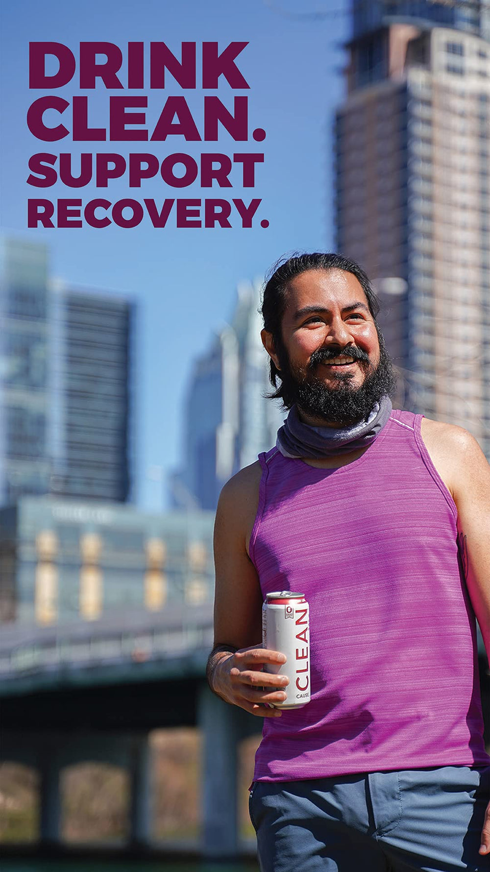 CLEAN CAUSE Brand and mission support addiction recovery with every purchase
