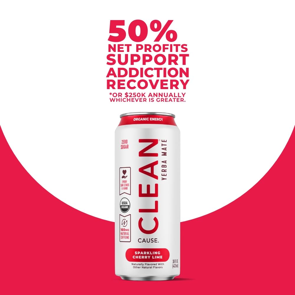 CLEAN CAUSE Yerba mate natural caffeine provides jitter-free energy