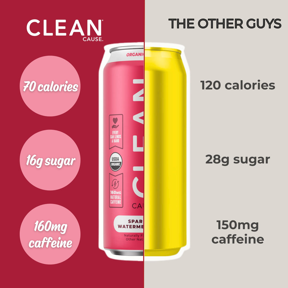 CLEAN CAUSE USDA Organic label close-up confirms certified organic ingredients.