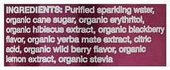 Pouring Clean Cause Blackberry into a glass highlights sparkling taste and boost
