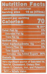 Clean Cause Yerba Mate Energy Drink Peach bottle closeup highlights natural peach aroma