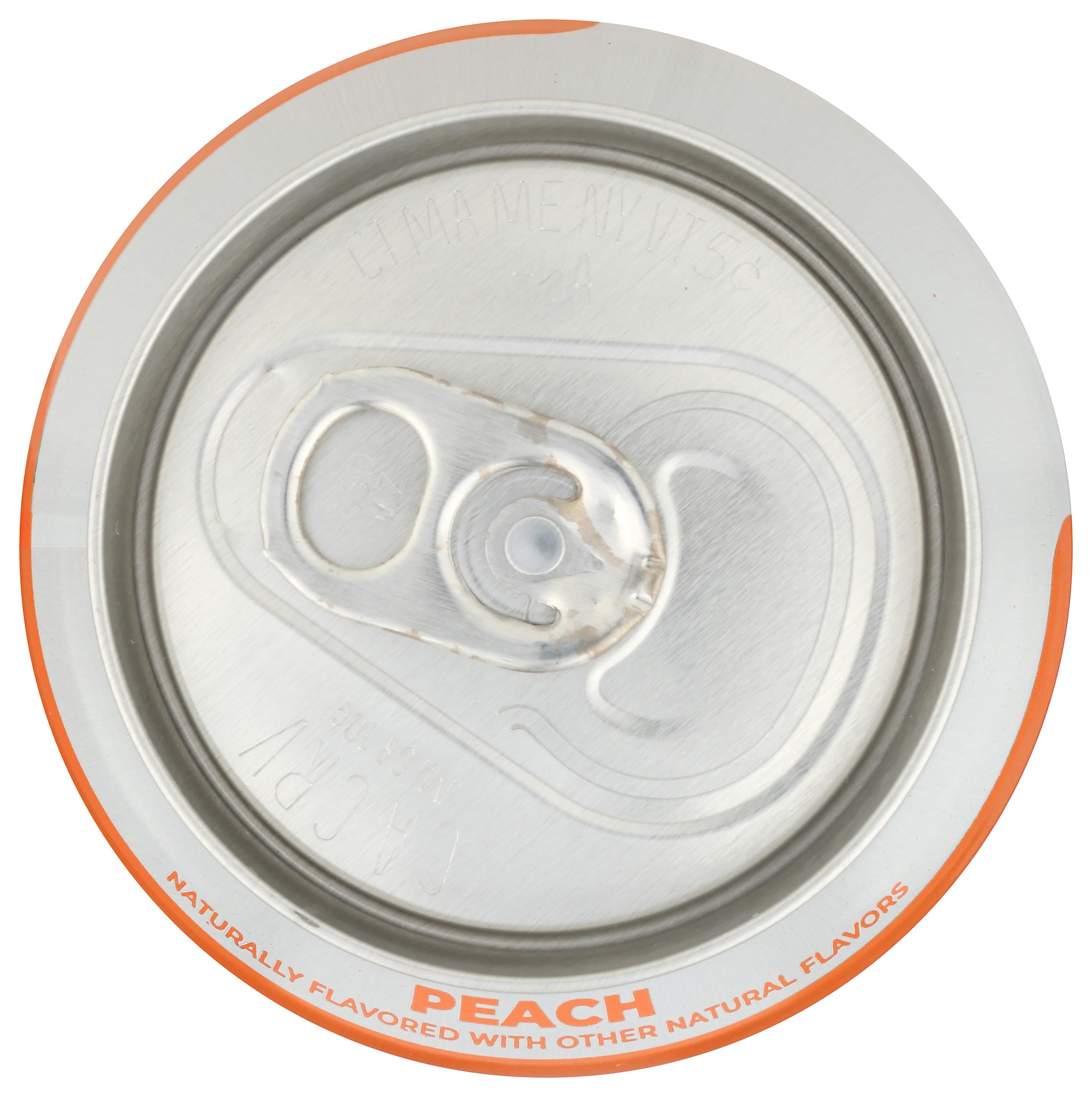 Clean Cause Yerba Mate Energy Drink Peach label emphasizes organic ingredients