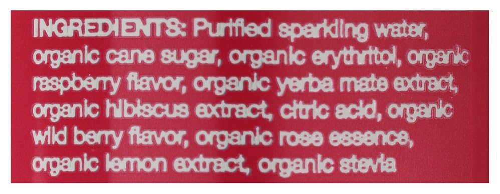 Clean Cause Yerba Mate Raspberry bubbles in glass, perfect mid-day pick-me-up.