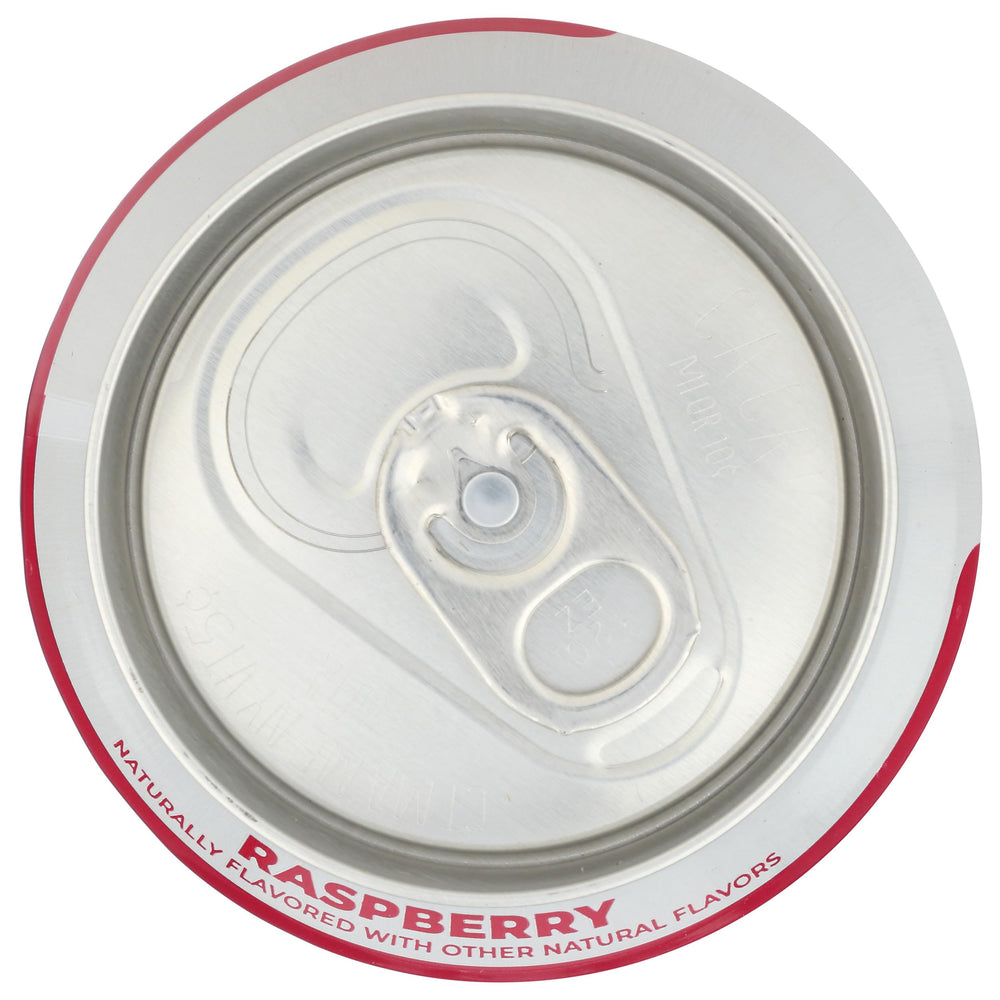 Clean Cause Raspberry Yerba Mate in a chilled glass, crisp and lightly sweet.