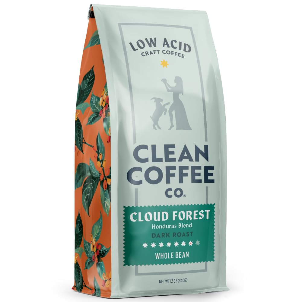 Clean Coffee Co. low acid Honduras bag promotes smooth, gentle brewing.