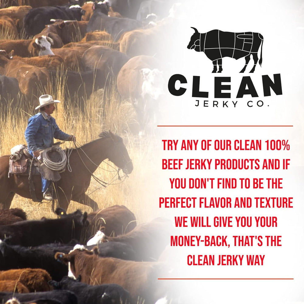 Clean Jerky Co high-protein snack concept photo for adults