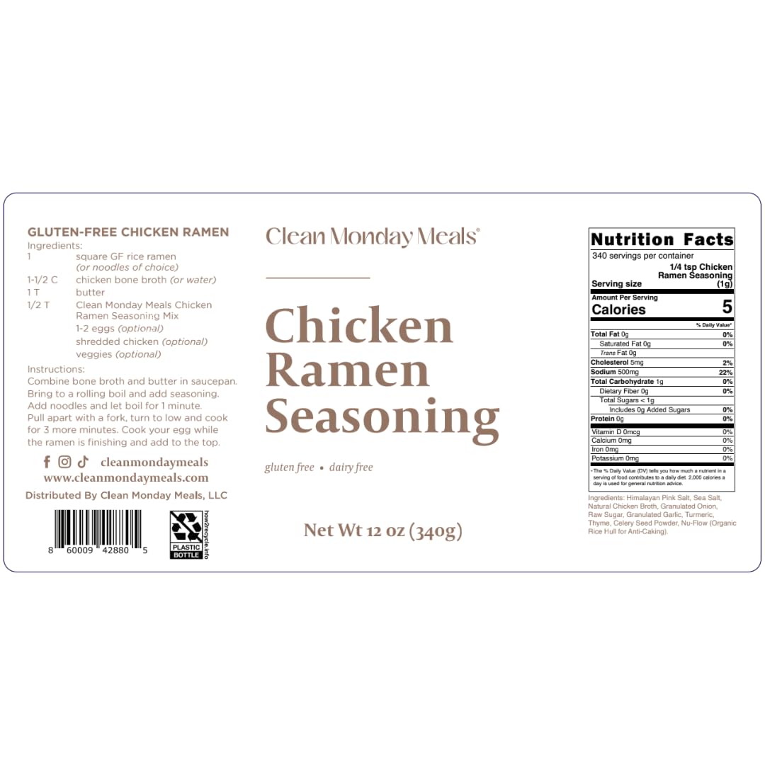Clean Monday Meals seasoning is poured into broth for restaurant-style depth