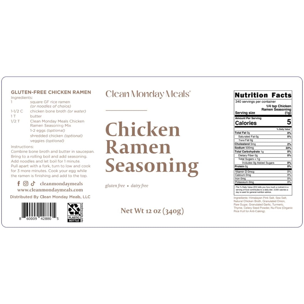 Clean Monday Meals seasoning is poured into broth for restaurant-style depth