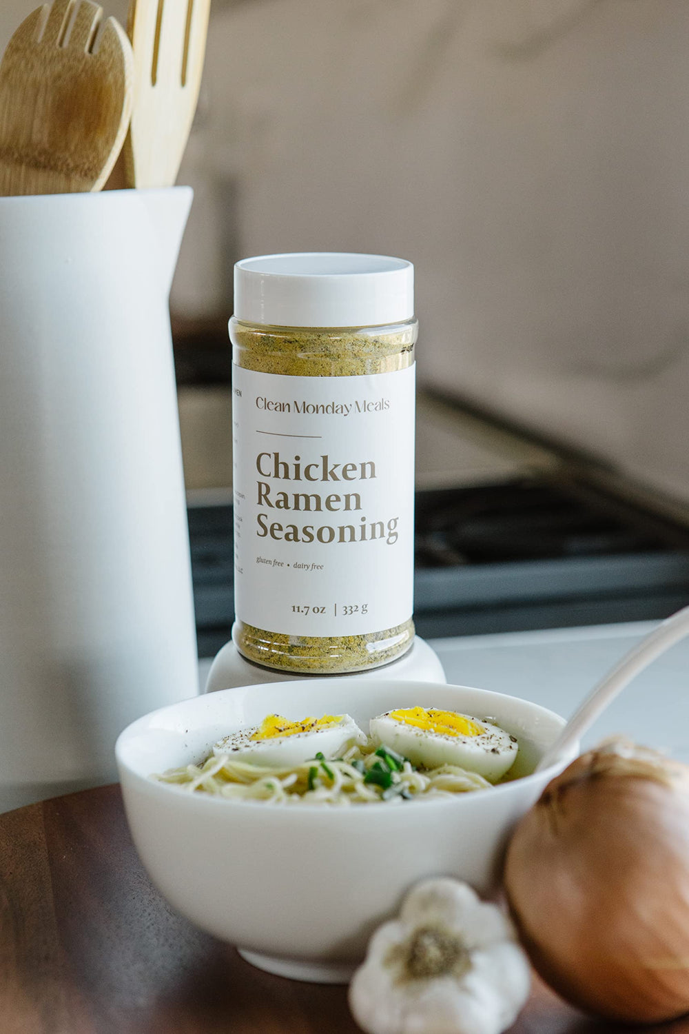 Clean Monday Meals two-pack storage keeps seasoning handy for quick meals