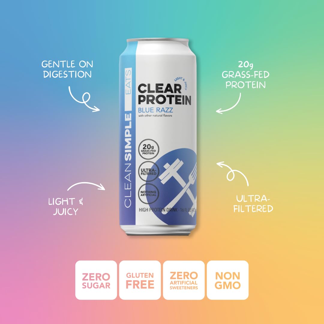 Clean Simple Eats Variety Pack 16oz cans show four bold flavors in one box.