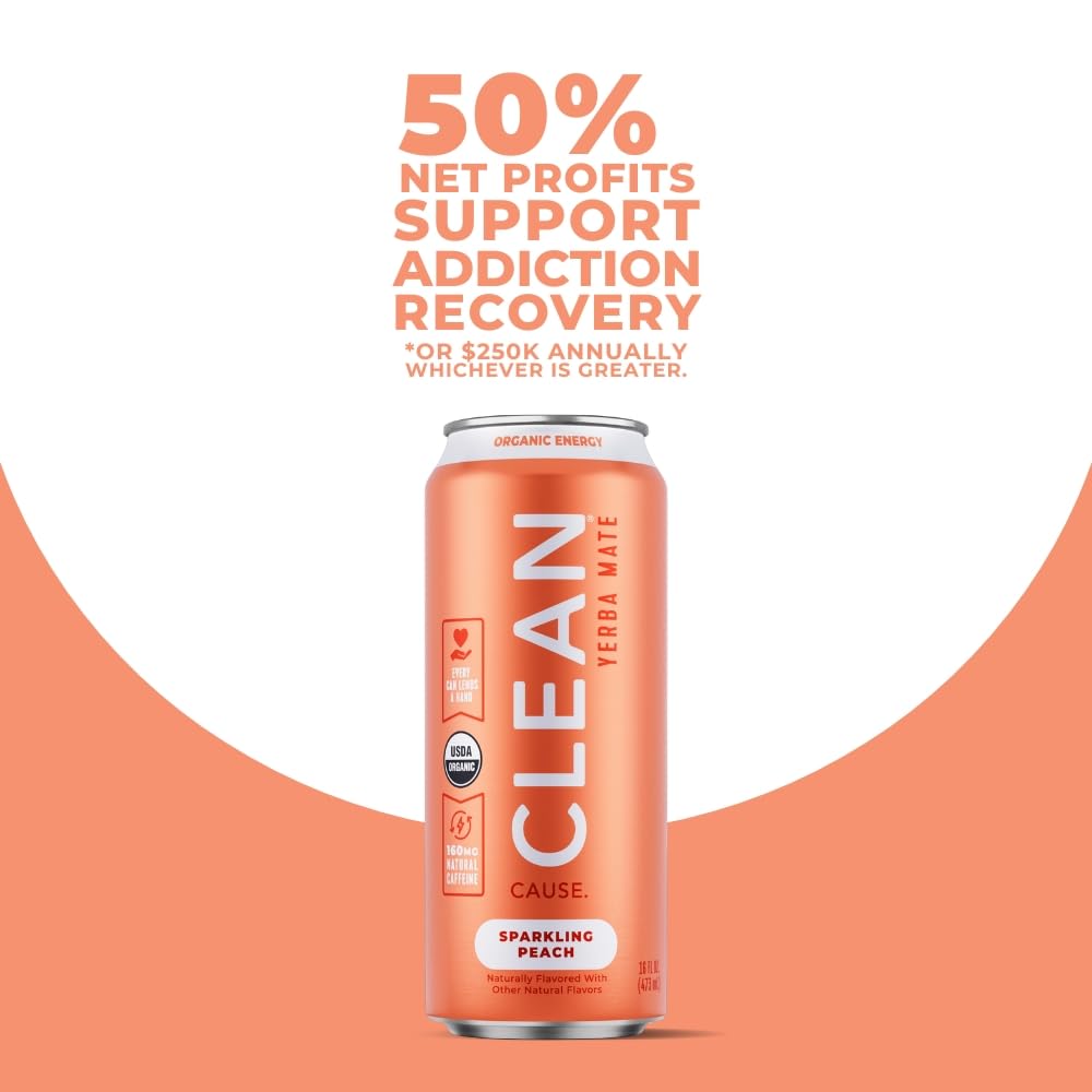 Clean Cause 160 mg caffeine from yerba mate fuels focused jitter free alertness