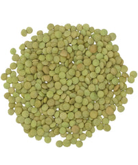 CLEAR CREEK Green Lentils dry lentils close-up ideal for fast weeknight meals.