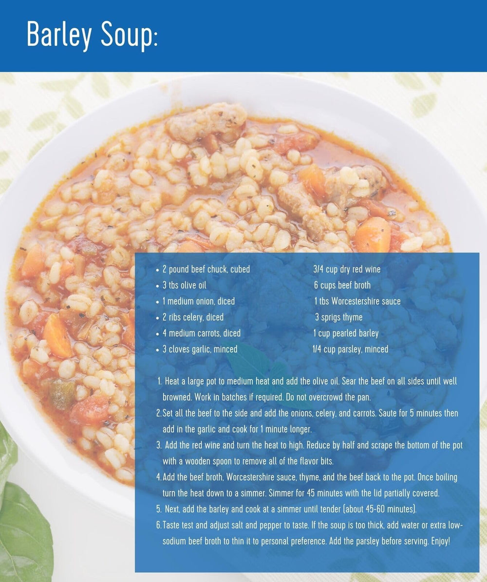 CLEAR CREEK Pearl Barley long shelf-life in airtight container