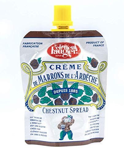 Clement Faugier chestnut spread on bread for a tasty snack