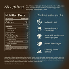 Clevr Sleeptime SuperLatte pours into a mug for a relaxing evening.