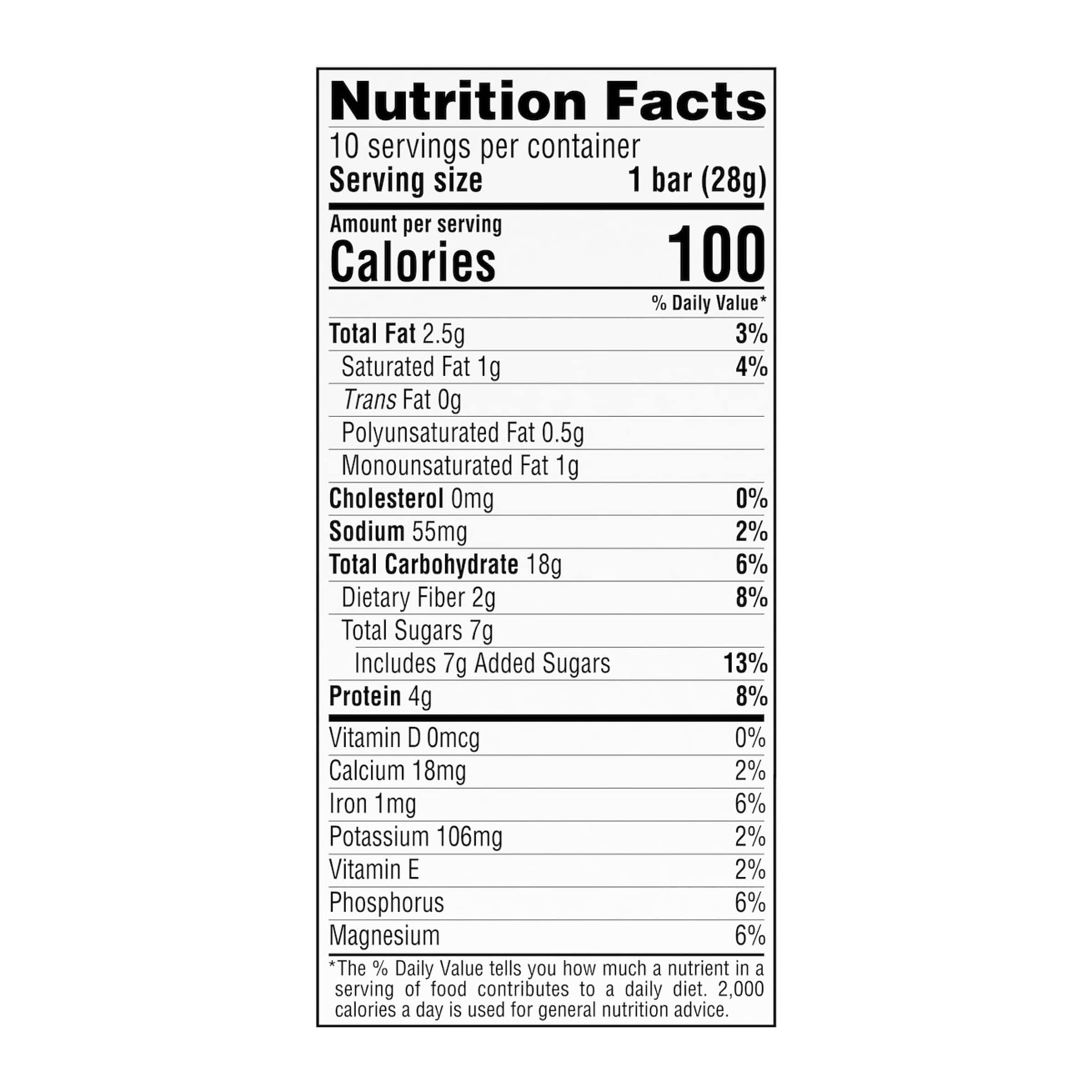 CLIF Bar Mini Chocolate Chip bite closeup, protein-rich, fiber-forward mini bar.