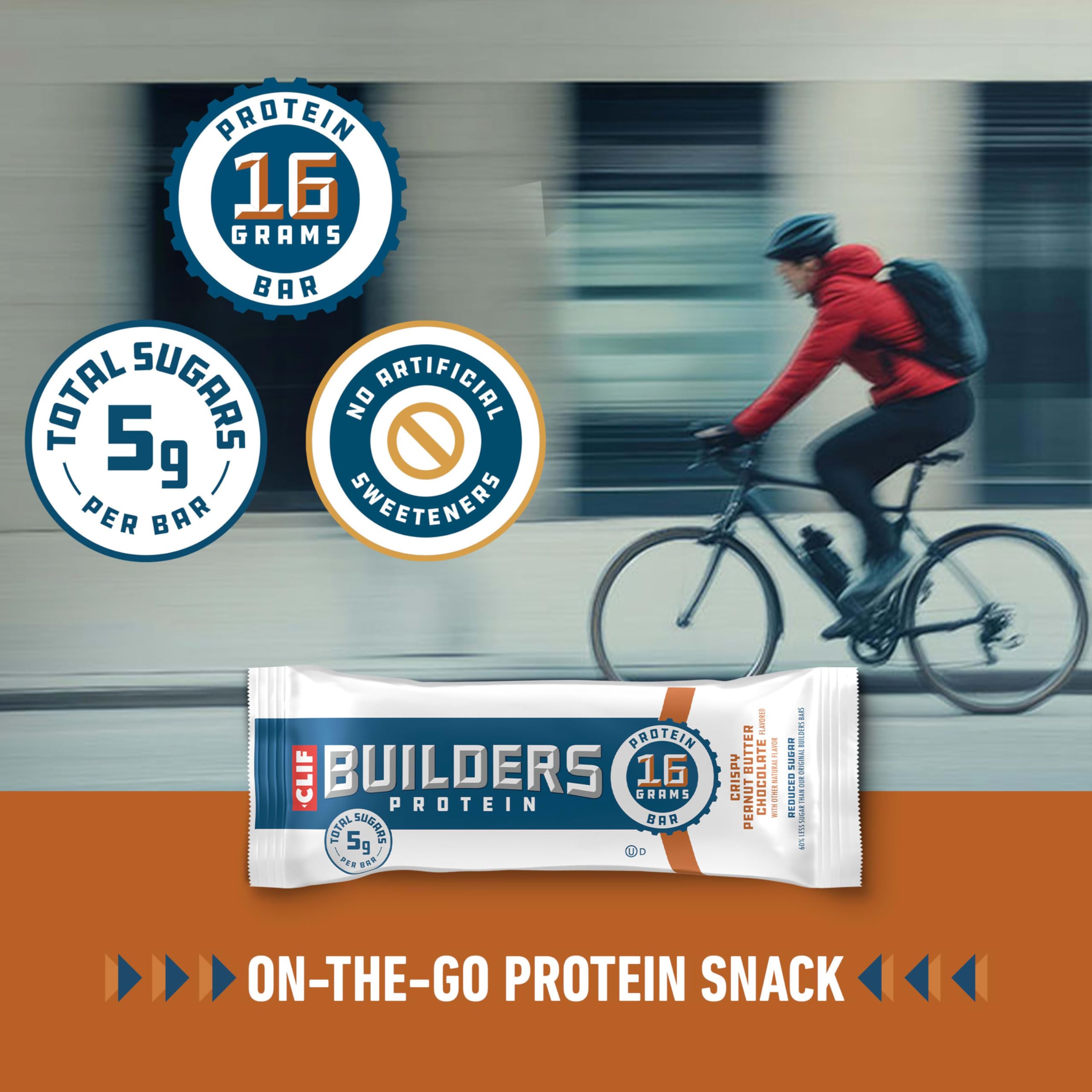 Bar portable in a gym bag for on-the-go snacking.