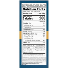 Close-up of almonds and caramel in a CLIF BUILDER'S bar