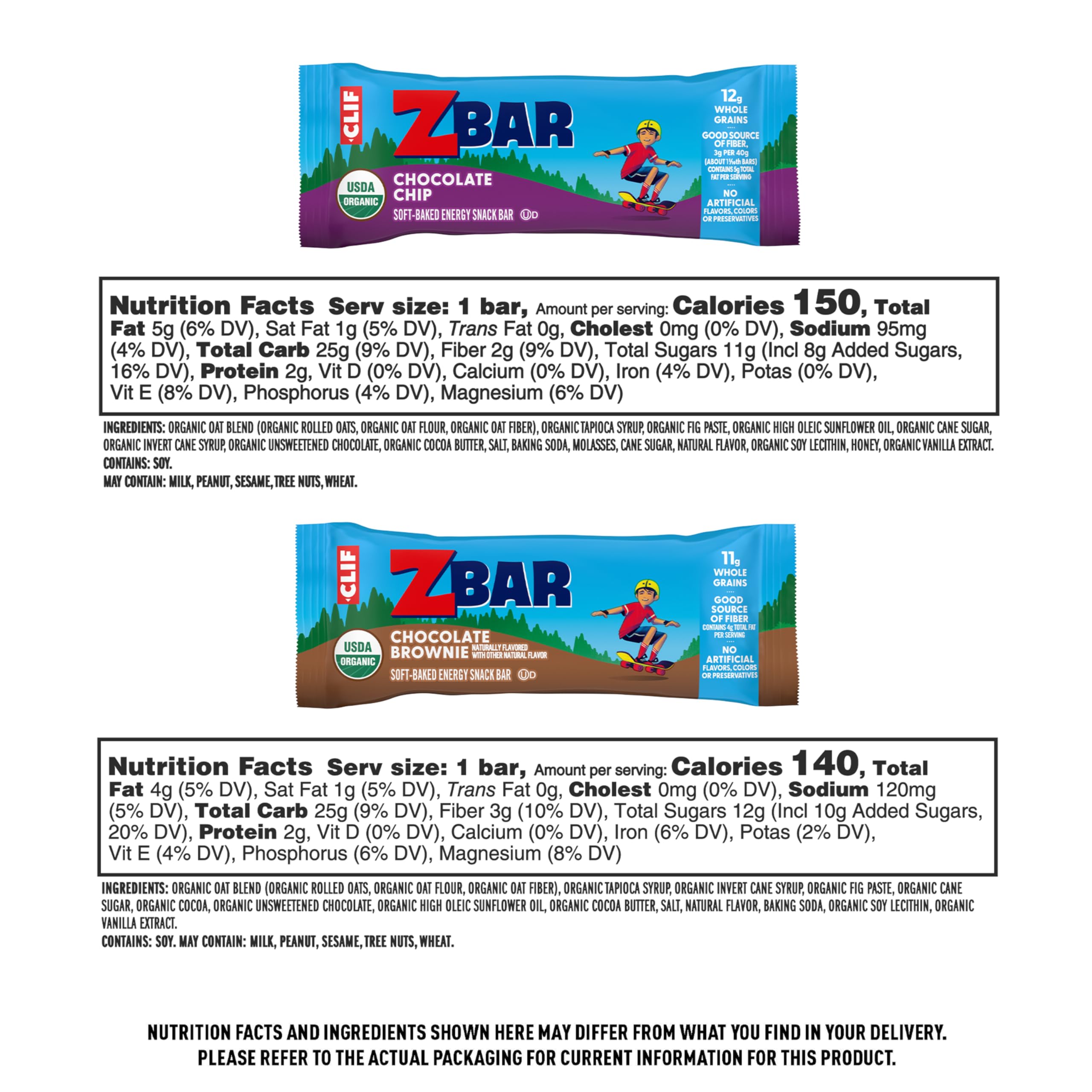 Clif Kid ZBar 36-count pack ideal for classrooms and families.