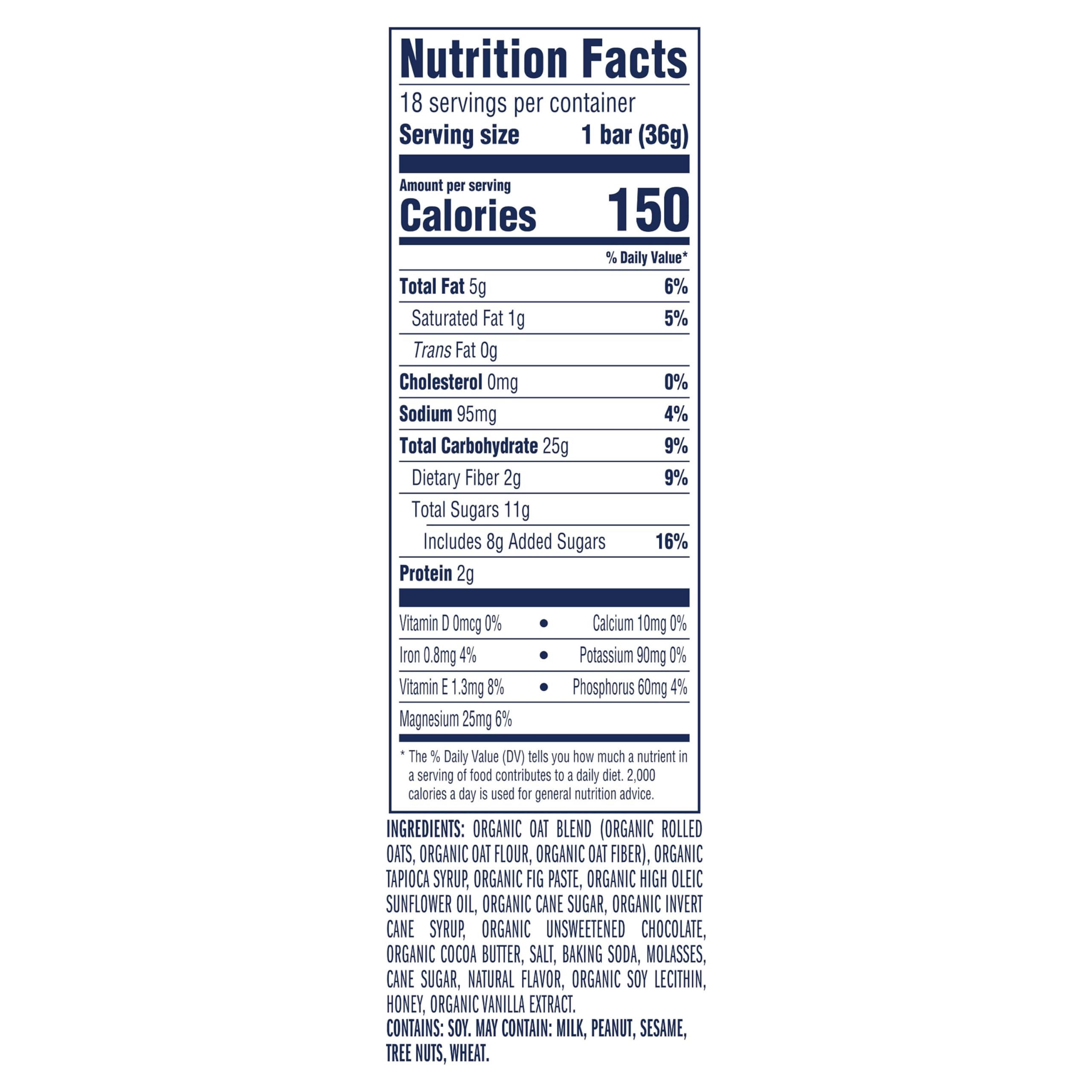Clif Kid ZBar Chocolate Chip bar closeup shows chewy texture and chocolate morsels