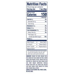 Clif Kid ZBar Chocolate Chip bar closeup shows chewy texture and chocolate morsels