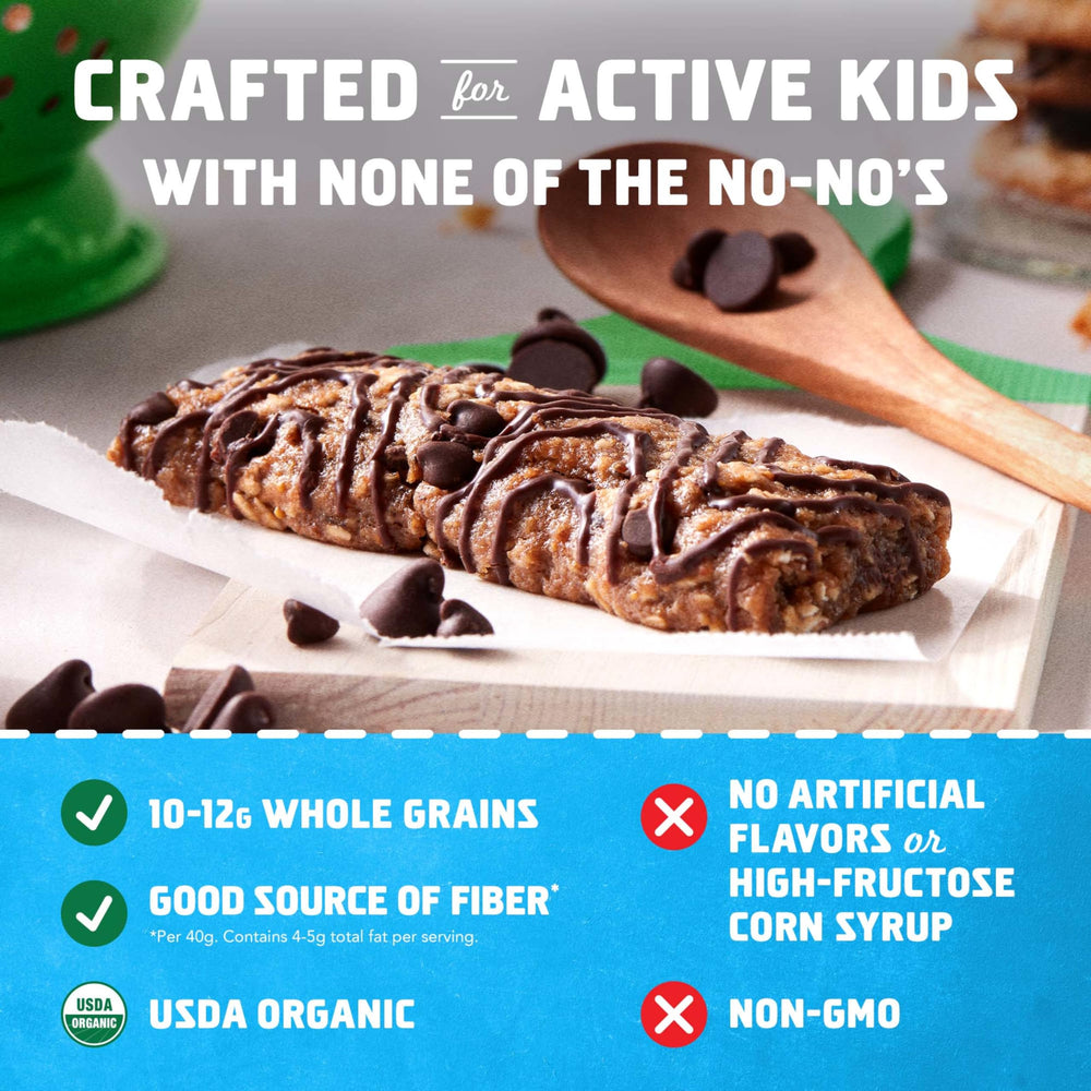 Clif Kid ZBar Soft Baked texture bar shown as a kid-friendly snack.