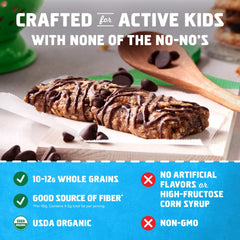 Clif Kid ZBar Soft Baked texture bar shown as a kid-friendly snack.