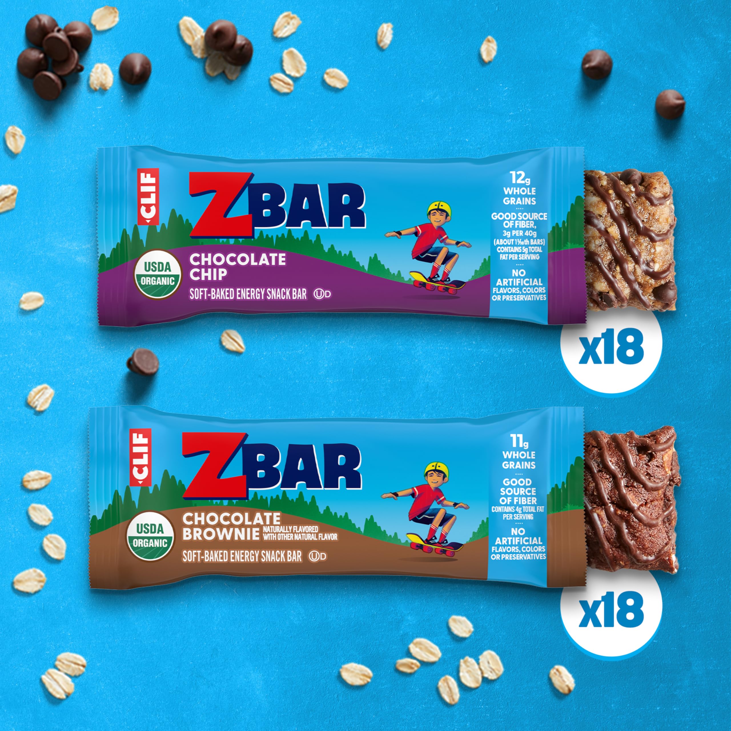 Clif Kid ZBar Chocolate Brownie bar offers chewy cocoa goodness for on the go.