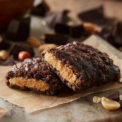 CLIF Nut Butter Bar texture shows rolled oats for wholesome grains and chewiness