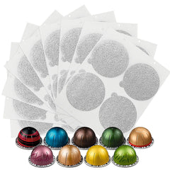 Clinuse 61mm lid set for Vertuo pods, reusable cap to reduce waste and save on capsules.