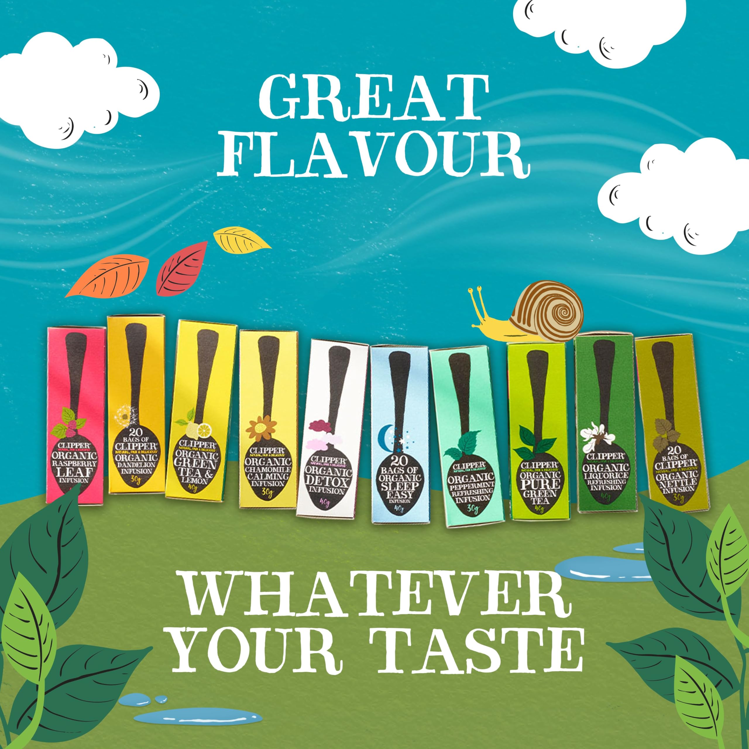 Clipper Tea Green Tea and Lemon biodegradable-packaging reflects planet-friendly practices.