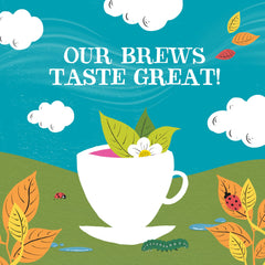 Clipper Tea organic Fairtrade logo signals ethical sourcing.