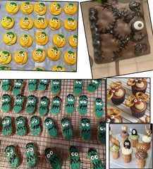 Clonynix dessert sprinkles eyeballs add texture and whimsy to desserts.
