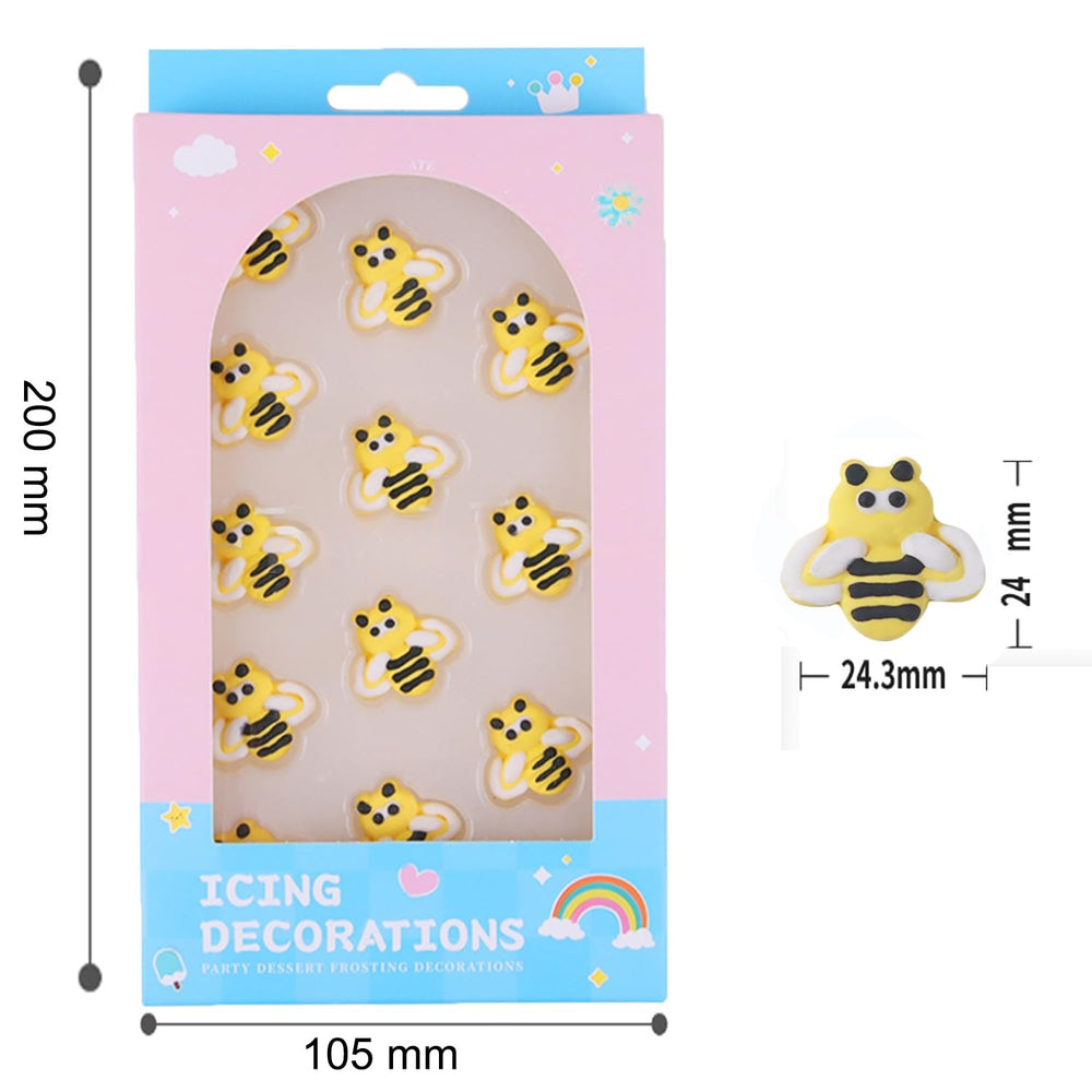 Clonynix bee toppers on cookies create charming edible details