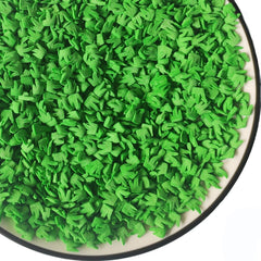 Clonynix edible green grass sprinkles bottle for decorating cakes after baking.