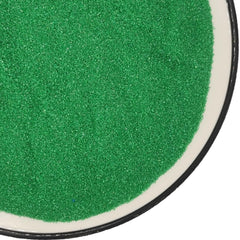 Clonynix edible green sanding sugar bottle adds sparkling color to desserts.