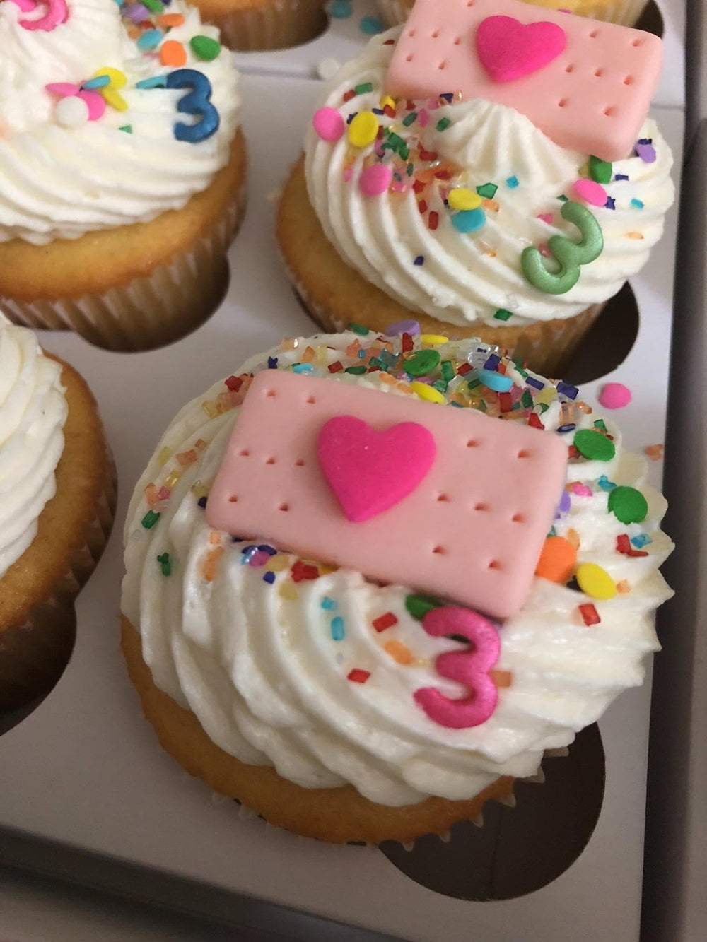 Clonynix edible Valentines sprinkles brownie decor adds color and flair