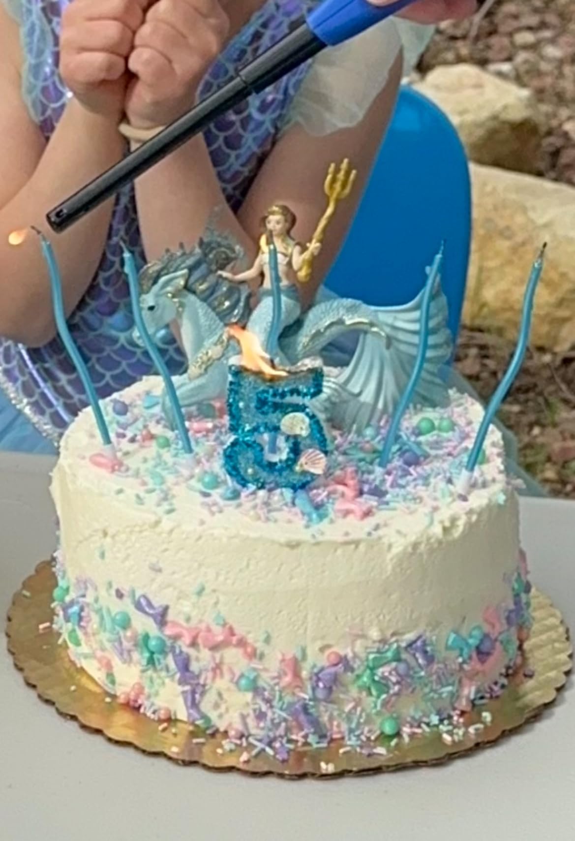 Clonynix Mermaid party sprinkles decorate desserts for celebrations with whimsy.