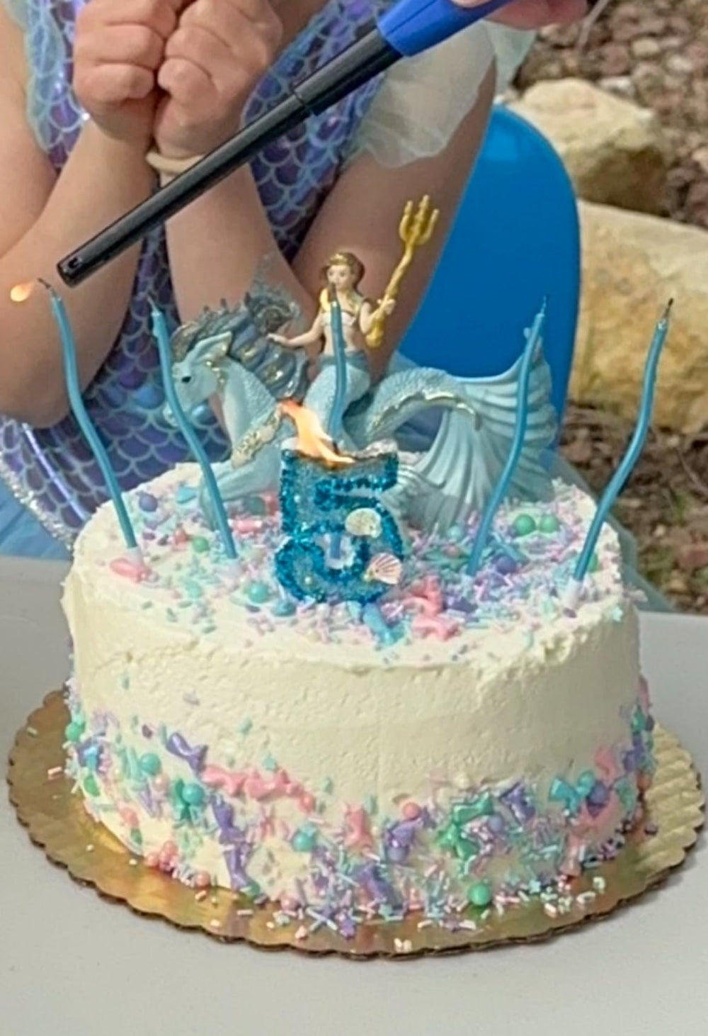 Clonynix Mermaid party sprinkles decorate desserts for celebrations with whimsy.