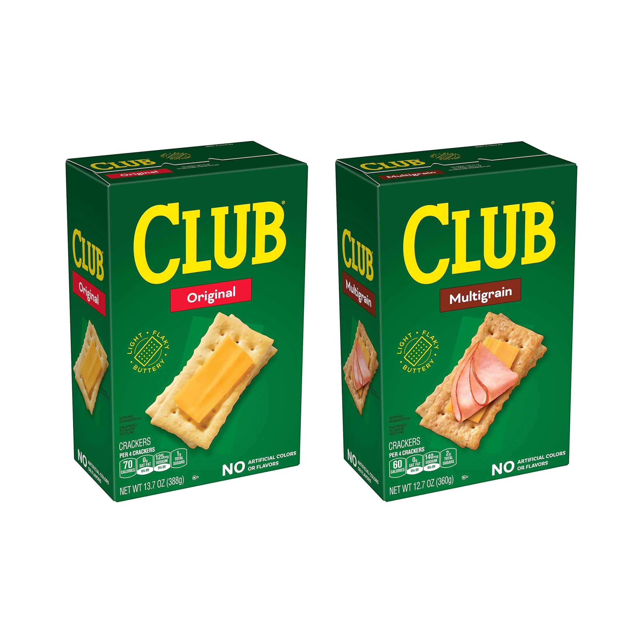 Club Crackers serving at a party with dips and spreads.