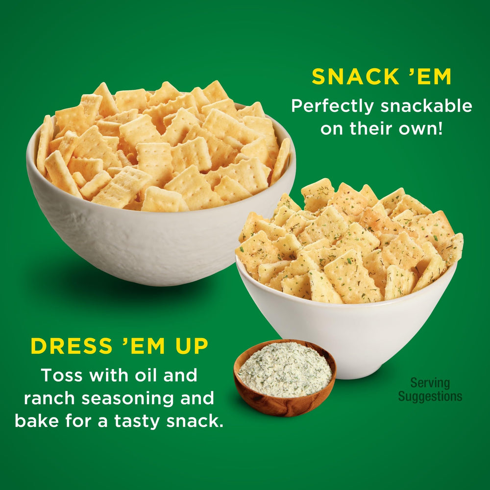 Club Crackers Minis soup topper adds texture to warm bowls.