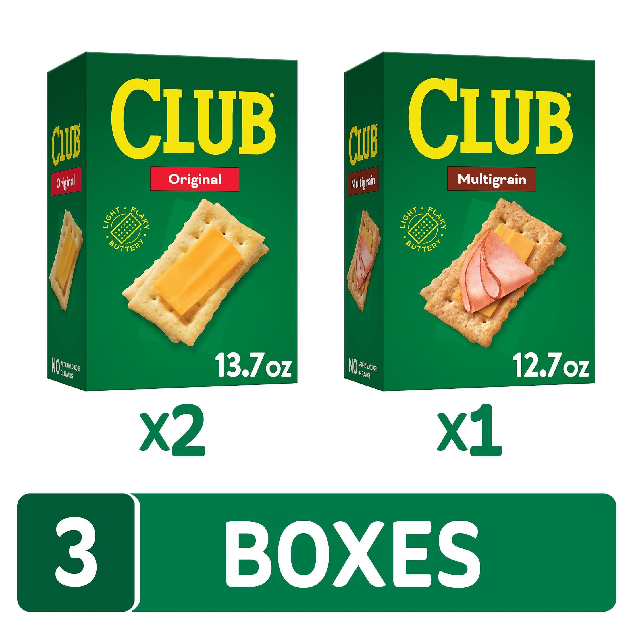 Club Crackers on-the-go snack pack for busy days.