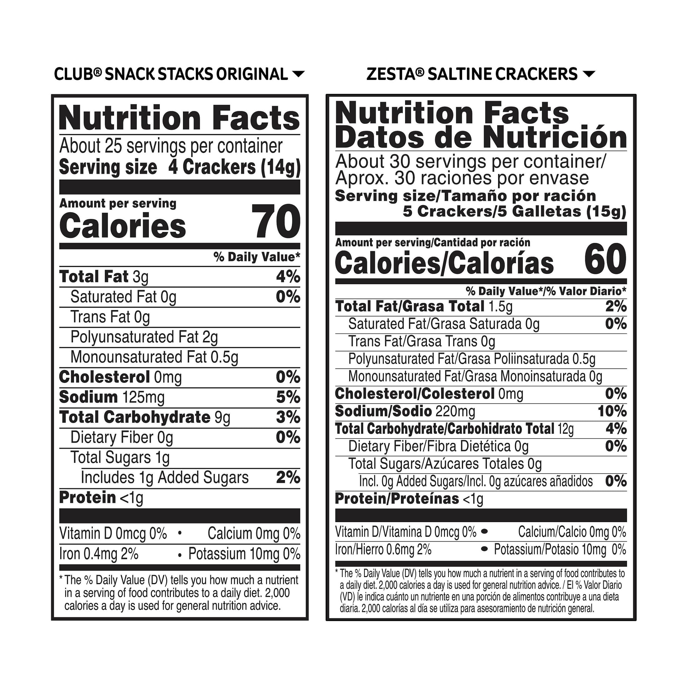 Club Crackers Original two 12.5oz boxes, great with dips.